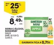 Continente Somersby - sidra c/alcool promoção