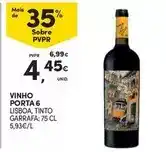 Continente Lisboa - vinho porta 6 promoção