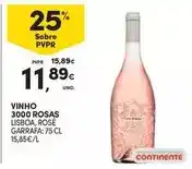 Continente Lisboa - vinho 3000 rosas promoção