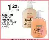 Continente Mylabel - sabonete liquido promoção