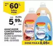 Continente Quanto - amaciador concentrado promoção