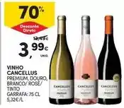 Continente Cancellus - vinho promoção