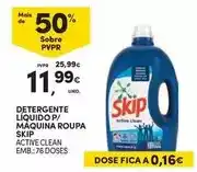 Continente A+ - detergente líquido p/ maquina roupa promoção