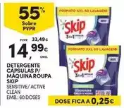 Continente A+ - detergente capsulas p/ maquina roupa promoção