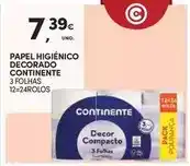 Continente Continente - papel higiênico decorado promoção
