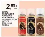 Continente Continente - spray renovador camurca promoção