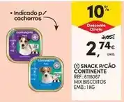 Continente Continente - snack p/cao promoção