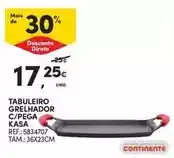 Continente Kasa - tabuleiro grelhador c/pega promoção