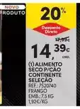 Continente Continente - alimento seco p/ cao promoção