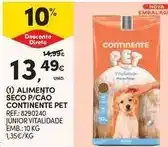 Continente Continente - alimento seco p/cao promoção
