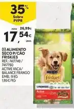 Continente Friskies - alimento seco p/ cão promoção