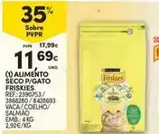 Continente Purina - alimento seco p/gato friskies promoção