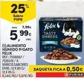 Continente Purina - alimento humido p/gato felix promoção