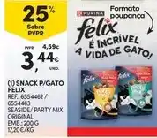 Continente Purina - snack p/gato felix promoção