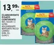 Continente Continente - absorvente p/gato promoção