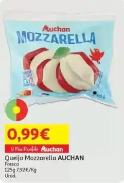Auchan Queijo Mozzarella AUCHAN Fresca promoção