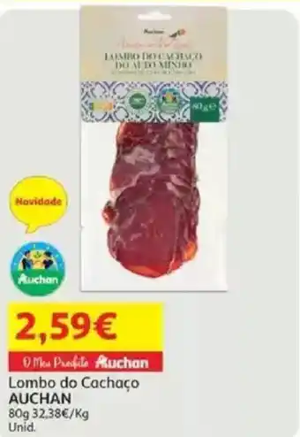 Auchan Lombo do Cachaço AUCHAN promoção