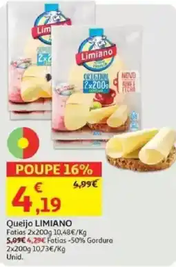 Auchan Queijo LIMIANO promoção