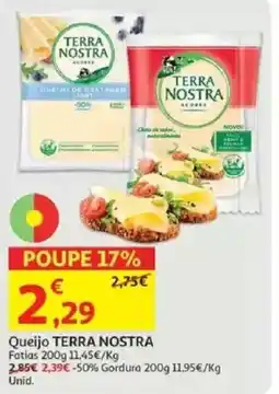 Auchan Queijo TERRA NOSTRA promoção
