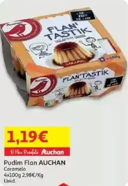 Auchan Pudim Flan AUCHAN promoção