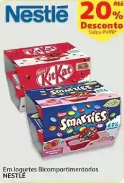 Auchan Em logurtes Bicompartimentados NESTLÉ promoção