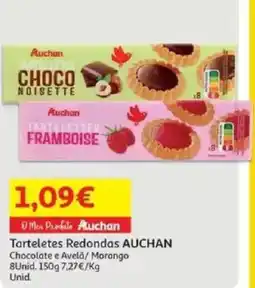 Auchan Tarteletes Redondas AUCHAN promoção