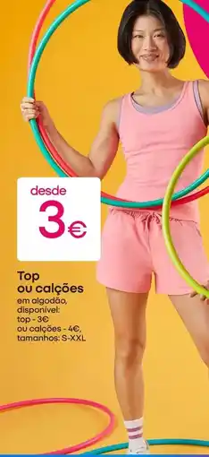 Pepco Top ou calcoes promoção