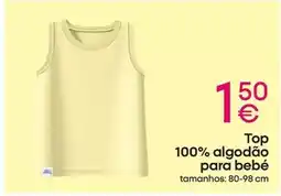 Pepco Top 100% algodao para bebé promoção