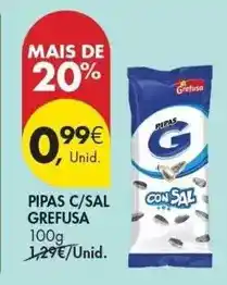 Pingo Doce Grefusa - pipas c/sal promoção