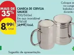 Pingo Doce Smukee - caneca de cerveja promoção