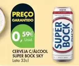Pingo Doce Super bock - cerveja c/ álcool promoção