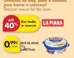 Pingo Doce La piara - pate de atum promoção