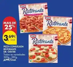 Pingo Doce Dr. oetker - pizza congelada ristorante promoção