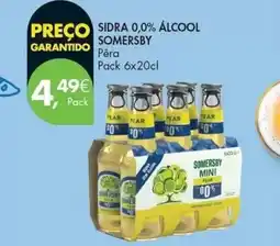 Pingo Doce Somersby - sidra 0.0% alcool promoção