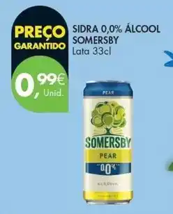 Pingo Doce Somersby - sidra 0,0% álcool promoção