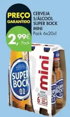 Pingo Doce Mini - cerveja s/alcool super bock promoção