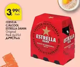 Pingo Doce Estrella damm - cerveja c/alcool promoção