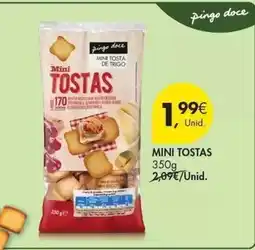 Pingo Doce Mini - tostas promoção