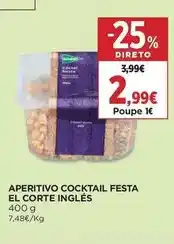 El Corte Inglés El corte inglés - aperitivo cocktail festa promoção