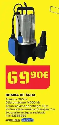 Bricomarché Bomba de água promoção