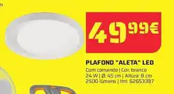 Bricomarché Plafond "aleta" led promoção