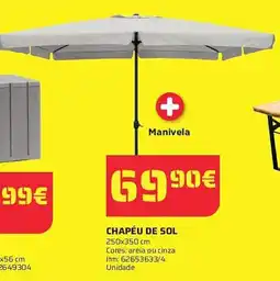 Bricomarché Chapéu de sol promoção