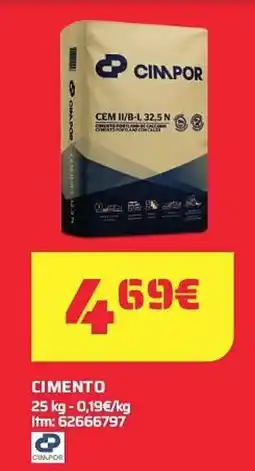 Bricomarché Cimento promoção