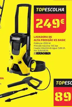 Bricomarché Lavadora de alta pressão k5 basic promoção