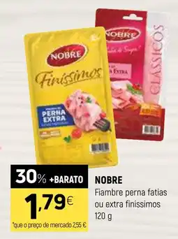 Coviran NOBRE Fiambre perna fatias ou extra finissimos promoção