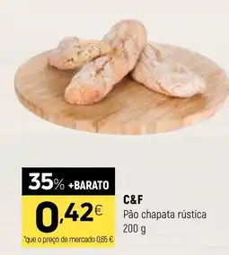 Coviran C&F Pão chapata rústica promoção