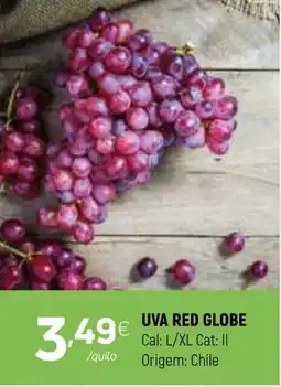 Coviran Uva red globe promoção