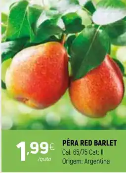 Pêra red barlet
