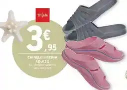 E.Leclerc Chinelo piscina adulto promoção