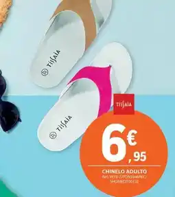 E.Leclerc Chinelo adulto promoção